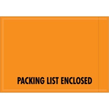 4 1/2 x 6" - "Packing List Enclosed" Envelopes