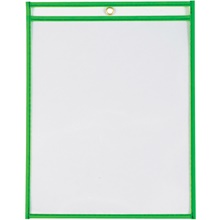 9 x 12" Neon Green Job Ticket Holders