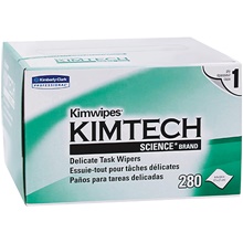 Kimwipes® 1 Ply 4.4 x 8.4" Low Lint Wipers