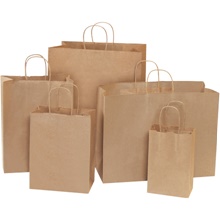 Kraft Paper Shopping Bags