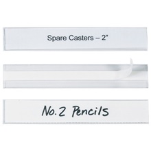 1 x 6" Hol-Dex® Self-Adhesive Plastic Label Holders