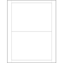 5 x 7" Vinyl Envelope Insert Cards