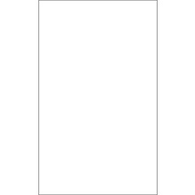 8 1/2 x 14" White Rectangle Laser Labels