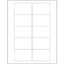 3 x 2" Weather-Resistant Laser Labels
