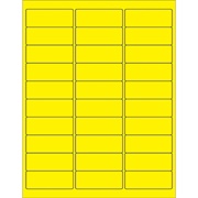 Fluorescent Removable Rectangle Laser Labels