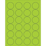 Fluorescent Circle Laser Labels