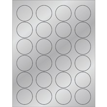 Foil Circle Laser Labels
