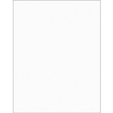 8 1/2 x 11" Clear Rectangle Laser Labels