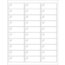 Pure Clear Rectangle Laser Labels