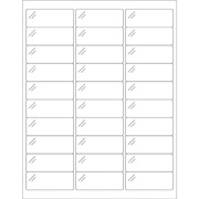 Pure Clear Rectangle Laser Labels