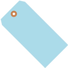 4 3/4 x 2 3/8" Light Blue 13 Pt. Shipping Tags