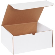 11 1/8 x 8 3/4 x 5" White Literature Mailers