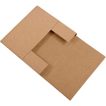 14 x 14 x 4" Kraft Easy-Fold Mailers