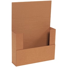 12 1/8 x 9 1/8 x 3" Kraft Easy-Fold Mailers