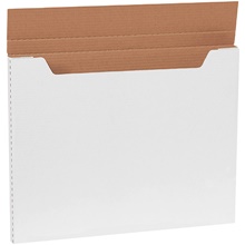20 x 16 x 1" White Jumbo Fold-Over Mailers