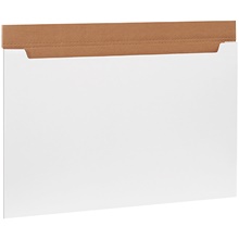 36 x 24 x 1/4" White Jumbo Fold-Over Mailers