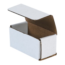 4 x 2 x 2" White Corrugated Mailers