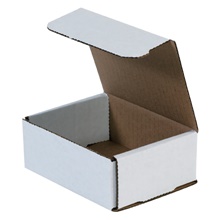 5 x 4 x 2" White Corrugated Mailers