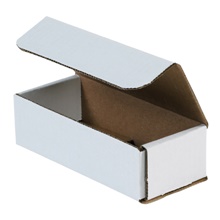 7 x 3 x 2" White Corrugated Mailers