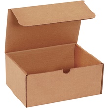 9 x 6 1/4 x 4" Kraft Literature Mailers