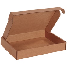 12 1/8 x 9 1/4 x 2" Kraft Deluxe Literature Mailer