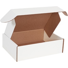 13 x 10 x 4" White Deluxe Literature Mailers