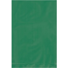 4 x 6" - 2 Mil Green Flat Poly Bags (100 Pack)