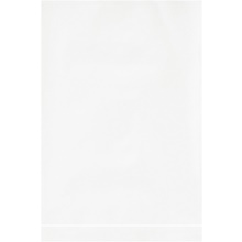 4 x 6" - 2 Mil White Flat Poly Bags (100 Pack)