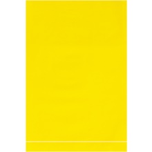 4 x 6" - 2 Mil Yellow Flat Poly Bags (100 Pack)