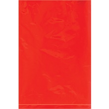 6 x 9" - 2 Mil Red Flat Poly Bags (100 Pack)