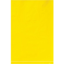 6 x 9" - 2 Mil Yellow Flat Poly Bags (100 Pack)