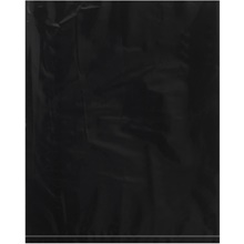 8 x 10" - 2 Mil Black Flat Poly Bags (100 pack)