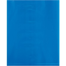 8 x 10" - 2 Mil Blue Flat Poly Bags (100 Pack)
