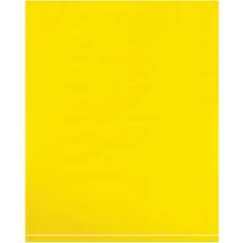 8 x 10" - 2 Mil Yellow Flat Poly Bags (100 Pack)
