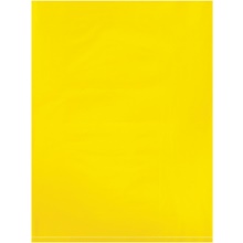 9 x 12" - 2 Mil Yellow Flat Poly Bags (100 Pack)