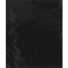 15 x 18" - 2 Mil Black Flat Poly Bags (100 Pack)