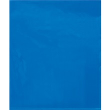 15 x 18" - 2 Mil Blue Flat Poly Bags (100 Pack)