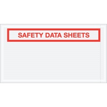 5 1/2 x 10" "Safety Data Sheets" SDS Envelopes