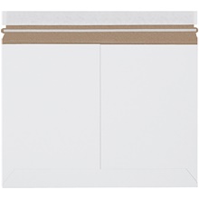 12 1/4 x 9 3/4" White Side Loading Stayflats Lite® Mailers