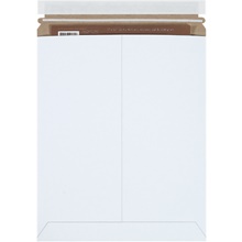 11 x 13 1/2" White Self-Seal Stayflats Plus® Mailers