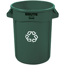 Rubbermaid® Brute® Recycling Container - 32 Gallon, Green