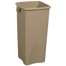 Rubbermaid® Hands-Free Trash Can - 23 Gallon, Beige