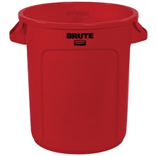 Rubbermaid® Brute® Trash Can - 10 Gallon, Red