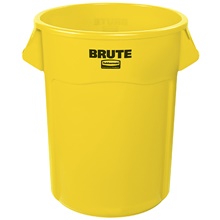 Rubbermaid® Brute® Trash Can - 55 Gallon, Yellow