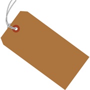 10 Pt. Recycled Kraft Tags - Pre Strung