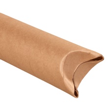 4 x 12" Kraft Crimped End Tubes