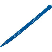 7 1/2" Blue Plastic Truck Seals