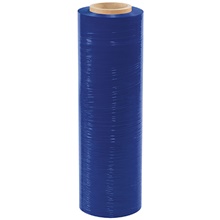 18" x  80 Gauge x 1500' Blue Cast Hand Stretch Film