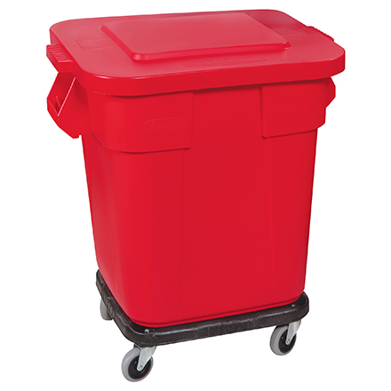 Red Trash Can