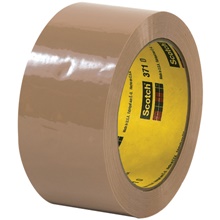 2" x 110 yds. Tan Scotch® Box Sealing Tape 371